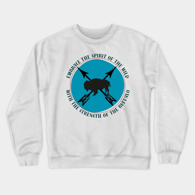 Embrace the spirit of the wild. Crewneck Sweatshirt by nanas_design_delights